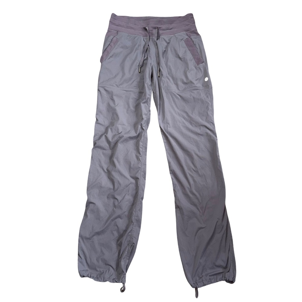 Lululemon Studio Pant III Women 4 Excellent Pinstripe Unlined Jogger Pockets